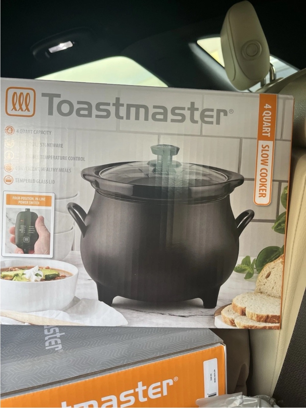 Toastmaster Cauldron  4-Quart Slow Cooker in Black **viral crockpot**
